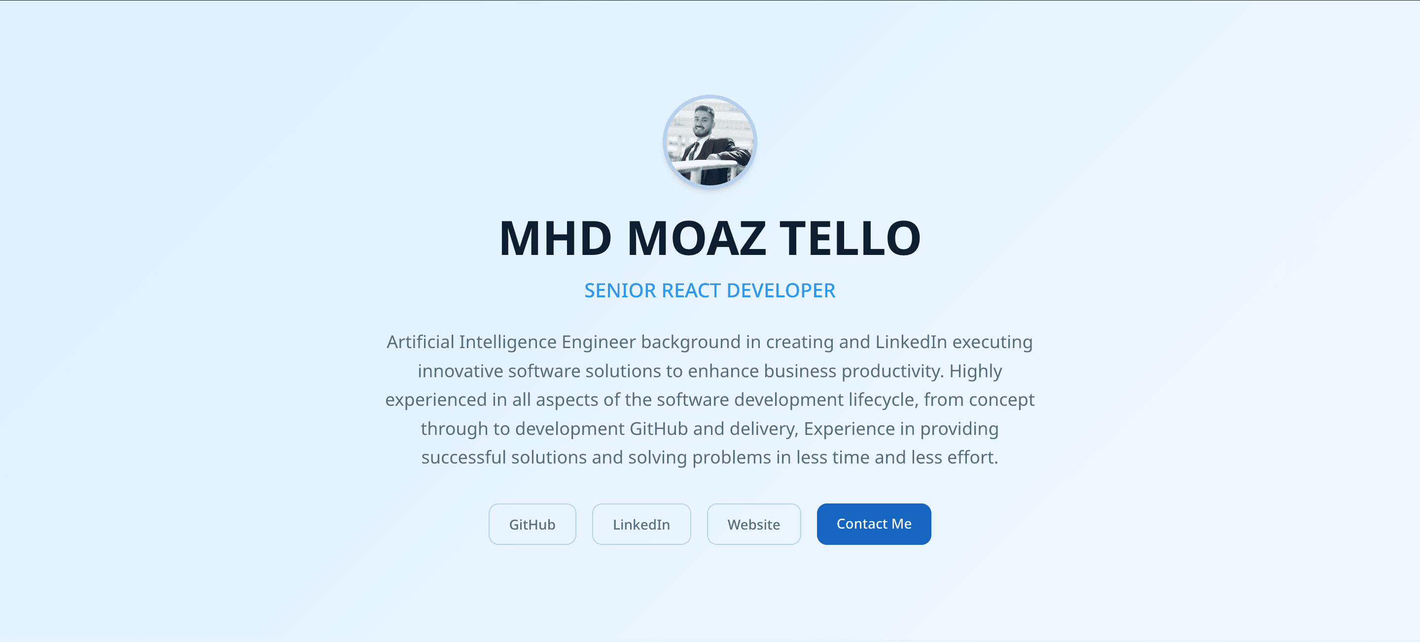 Informatics Engineer - Moaz Tello
